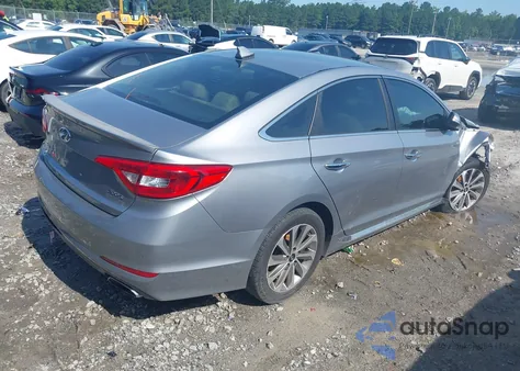 2015 Hyundai Sonata Sport z USA, uszkodzony, nr VIN 5NPE34AF0FH090432